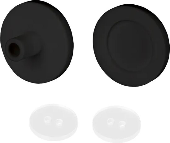 Заглушка для профиля Arlight ARL-MonLIGHT-ROUND-25-CAP-SIDE-SET-BLACK / 047068 - фото