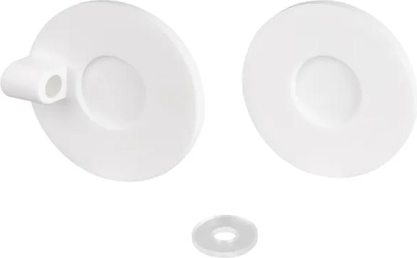 Заглушка для профиля Arlight ARL-MonLIGHT-ROUND-40-CAP-SIDE-L-SET-WH / 048838 - фото