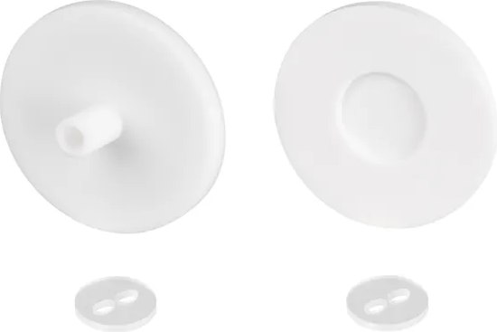 Заглушка для профиля Arlight ARL-MonLIGHT-ROUND-40-CAP-TOP-S-SET-WH / 048835 - фото