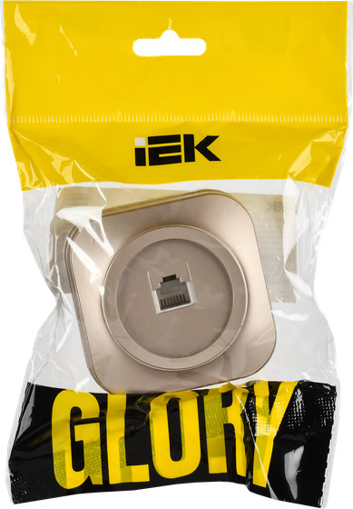 Розетка IEK Glory ETH10-K37M