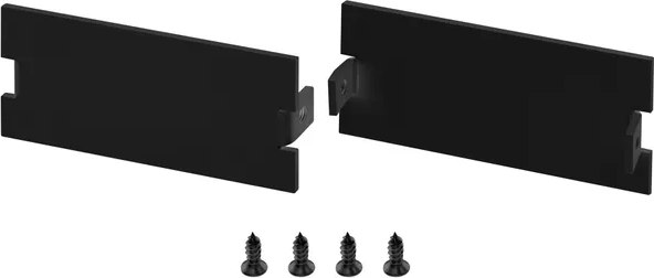 Заглушка для профиля Arlight FLOOR60 BLACK глухая / 046419 - фото