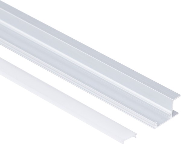 Профиль для светодиодной ленты AKS Capella-3016A накладной с экраном