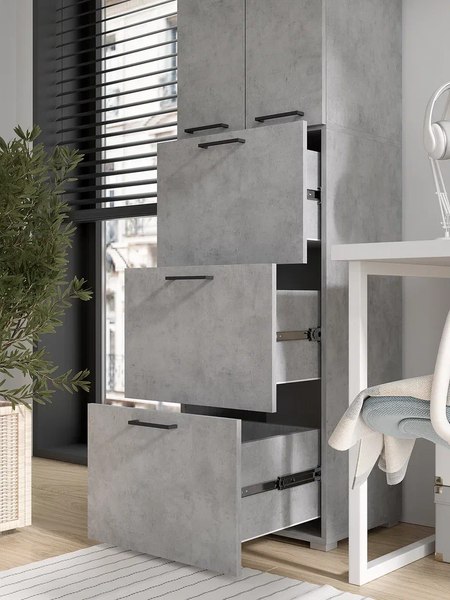 Шкаф-пенал Горизонт Мебель Бонн 500 3 ящика