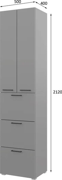 Шкаф-пенал Горизонт Мебель Бонн 500 3 ящика