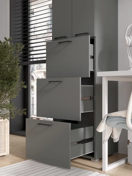 Шкаф-пенал Горизонт Мебель Бонн 500 3 ящика