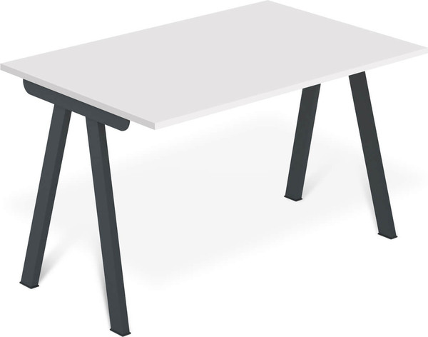 Обеденный стол Sheffilton SHT-TU92/TT 120x80 (антрацит/белый шагрень)