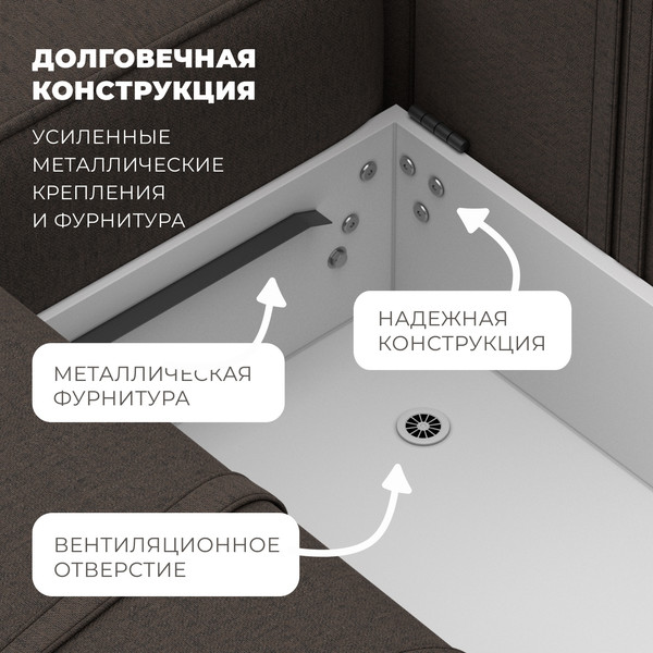Диван угловой Лига Диванов Лига-079 левый / 129812L