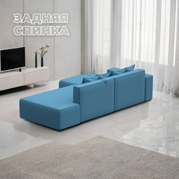 Диван угловой Лига Диванов Лига-079 левый / 129814L