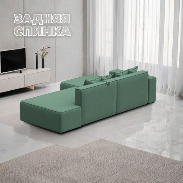 Диван угловой Лига Диванов Лига-079 левый / 129815L 