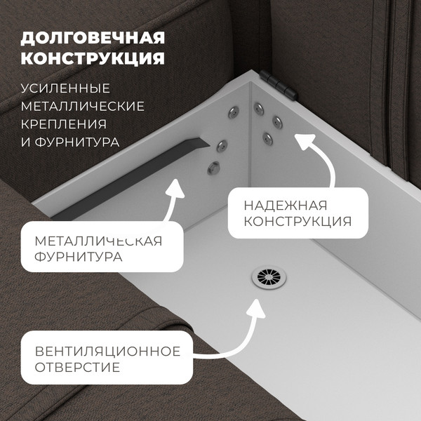 Диван угловой Лига Диванов Лига-065 правый / 129798