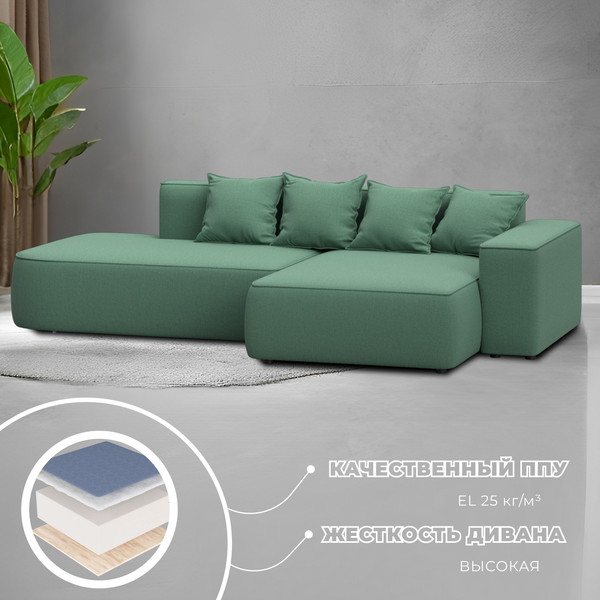 Диван угловой Лига Диванов Лига-065 угол правый / 129801