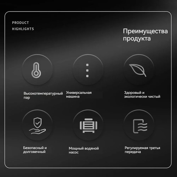 Пароочиститель Kunf TC-SC-003 W (белый)