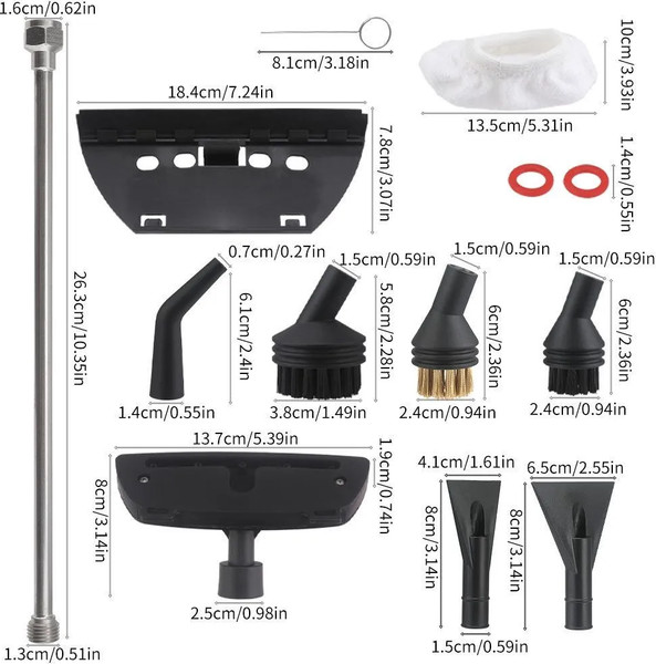 Пароочиститель Kunf TC-SC-003 W (белый)