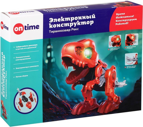 Конструктор электромеханический On Time Тираннозавр Рекс / 45196 - фото