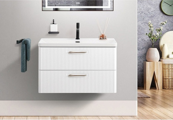 Тумба под умывальник BelBagno DUE-800-2C-SO-BL-P-FH - фото