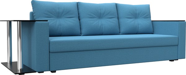 Диван Лига Диванов Атланта со столом слева / 126163L - фото