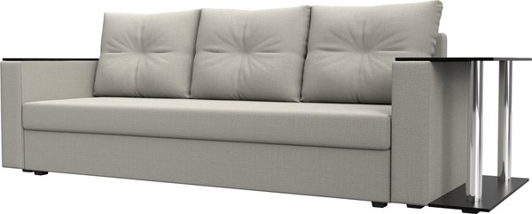 Диван Лига Диванов Атланта со столом справа / 126159 - фото