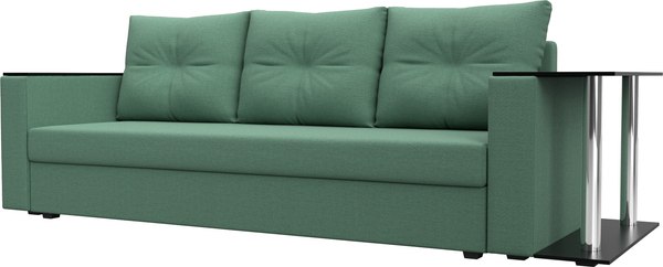 Диван Лига Диванов Атланта со столом справа / 126160 - фото