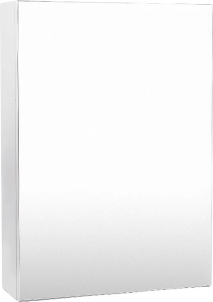 Шкаф с зеркалом для ванной Viant Куба 60 / VKUB60-ZSH - фото