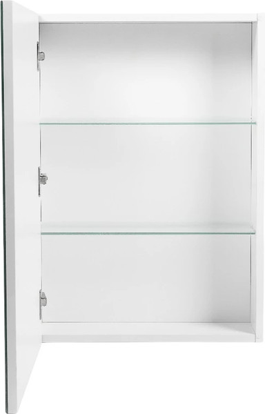 Шкаф с зеркалом для ванной Viant Куба 60 / VKUB60-ZSH