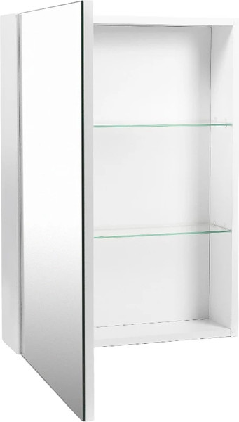 Шкаф с зеркалом для ванной Viant Куба 60 / VKUB60-ZSH