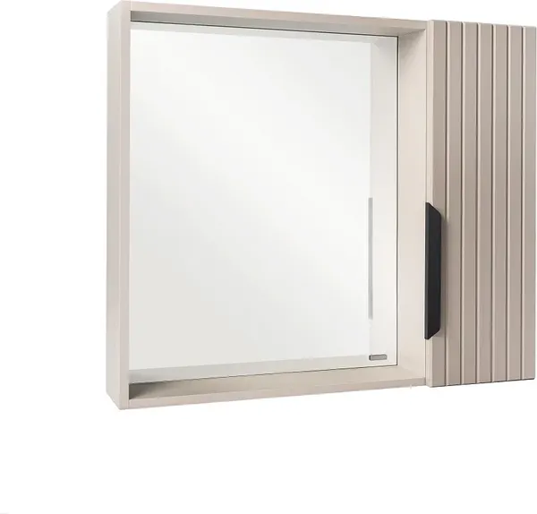 Шкаф с зеркалом для ванной Viant Сицилия 80 / VSIC80CAP-ZSH