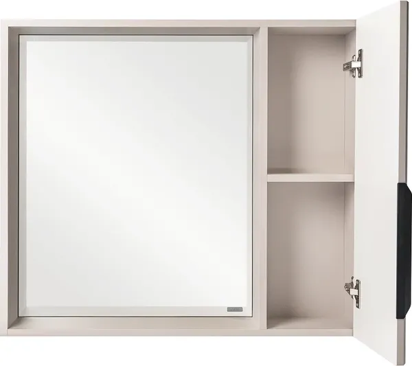 Шкаф с зеркалом для ванной Viant Сицилия 80 / VSIC80CAP-ZSH