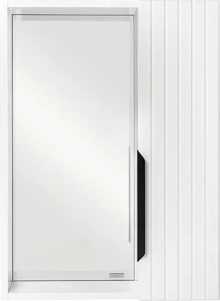 Шкаф с зеркалом для ванной Viant Сицилия 60 / VSIC60BEL-ZSH