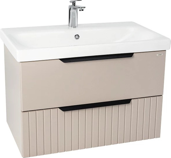 Тумба под умывальник Viant Сицилия Moduo 80 / VSIC80MDCAP-T2YP - фото