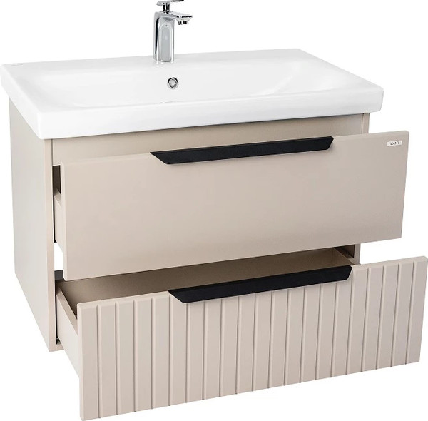 Тумба под умывальник Viant Сицилия Moduo 80 / VSIC80MDCAP-T2YP