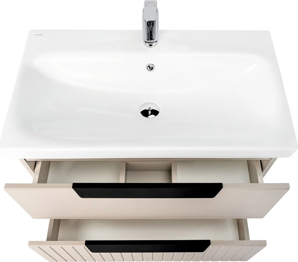 Тумба под умывальник Viant Сицилия Moduo 80 / VSIC80MDCAP-T2YP