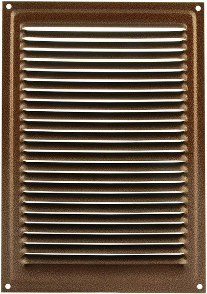 Решетка вентиляционная Нора-М 160x230 с сеткой / 2123 - фото