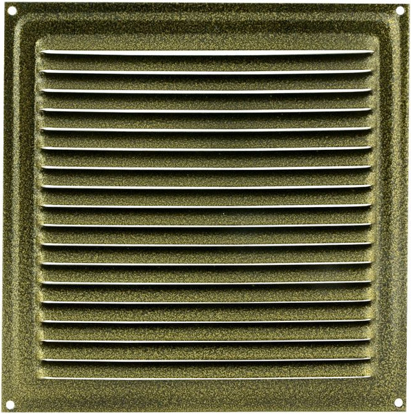 Решетка вентиляционная Нора-М 175x175 с сеткой / 5619 - фото