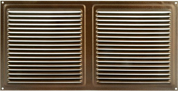 Решетка вентиляционная Нора-М 175x350 с сеткой / 15477 - фото