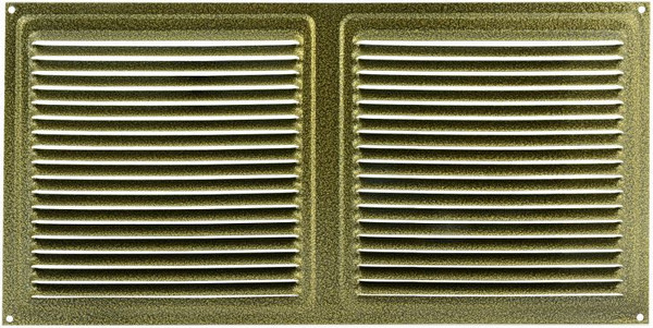 Решетка вентиляционная Нора-М 175x350 с сеткой / 15476 - фото