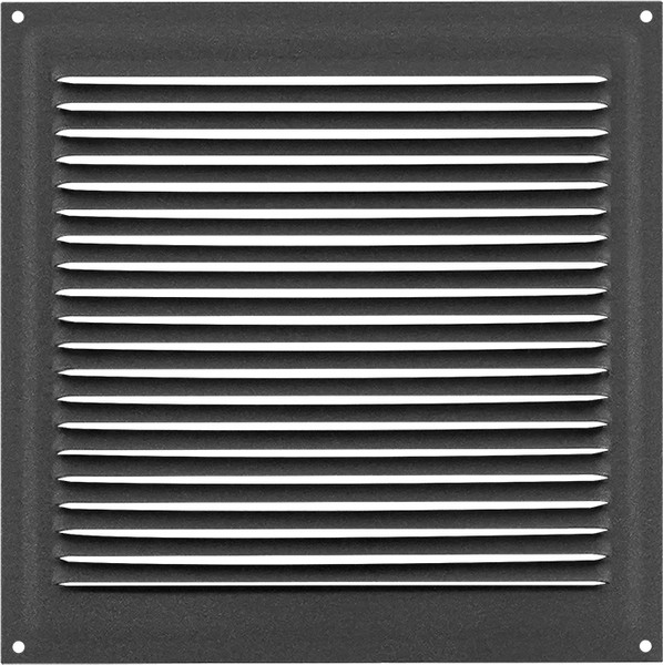 Решетка вентиляционная Нора-М 200x200 с сеткой / 19414 - фото