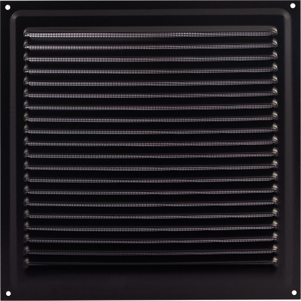 Решетка вентиляционная Нора-М 200x200 с сеткой / 18332 - фото