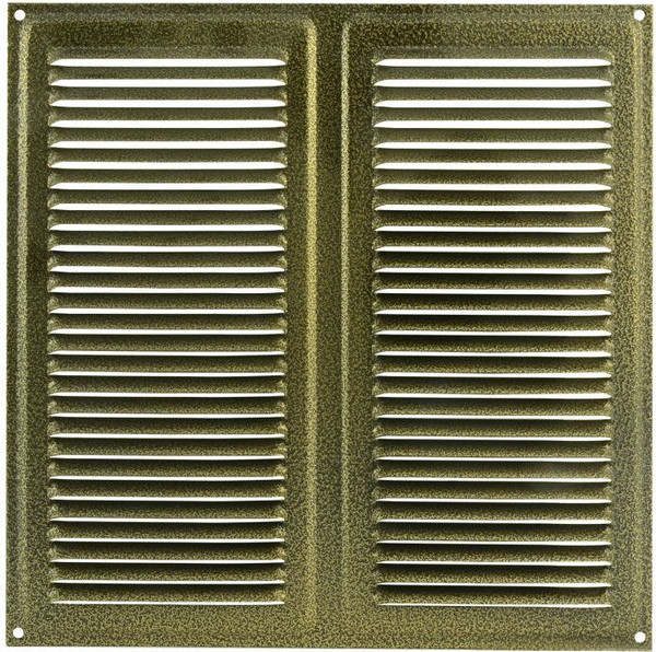 Решетка вентиляционная Нора-М 250x250 с сеткой / 5934 - фото