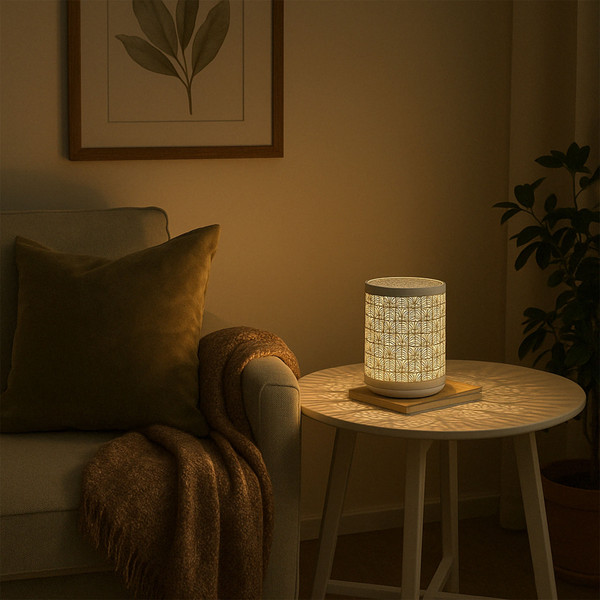 Ночник AksHome Тип 2 Лампа Кружево 8х11см 1LED 3ААА