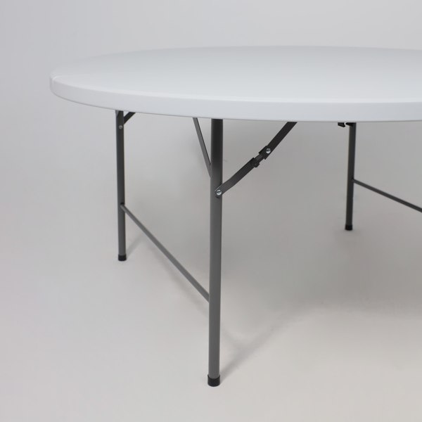 Стол складной AksHome Table тип 10 D152х74 (белый)