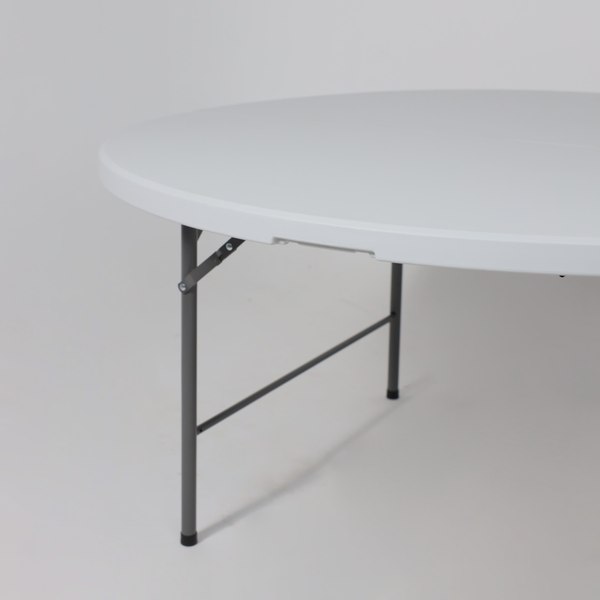Стол складной AksHome Table тип 10 D152х74 (белый)