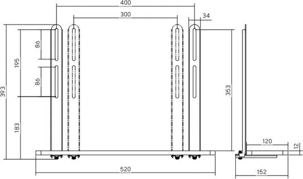 Полка к подставке-стойке Ultramounts UM313B