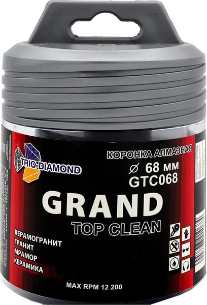 Коронка Trio Diamond Grand Top Clean GTC068