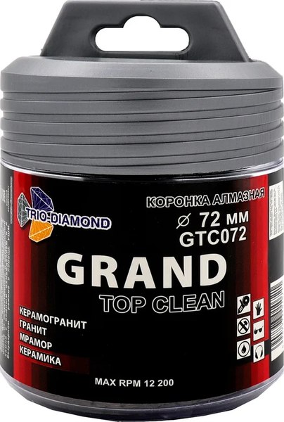 Коронка Trio Diamond Grand Top Clean GTC072
