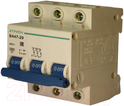 Выключатель автоматический Атрион VA4729-3-06C - фото