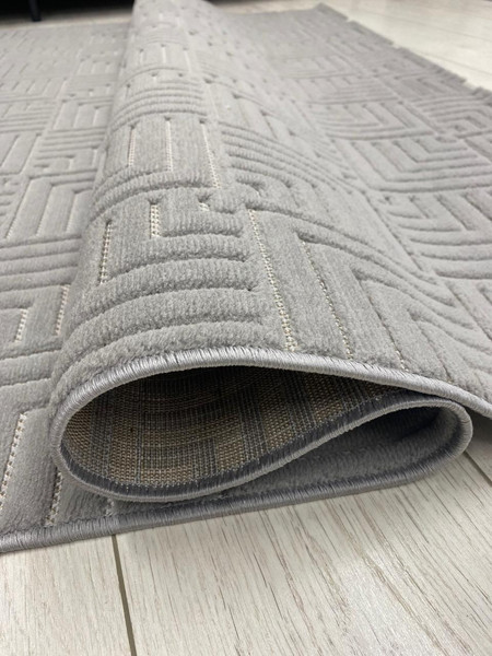 Ковер Radjab Carpet Сканди Сизаль Овал 10658A