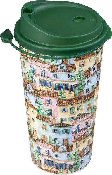 Многоразовый стакан Phibo Городские домики / 435254109