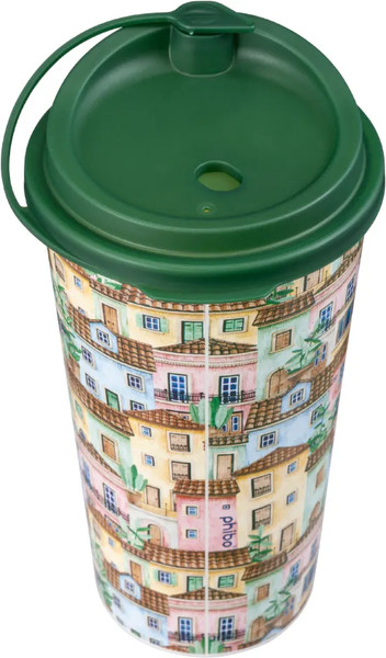 Многоразовый стакан Phibo Городские домики / 435254109