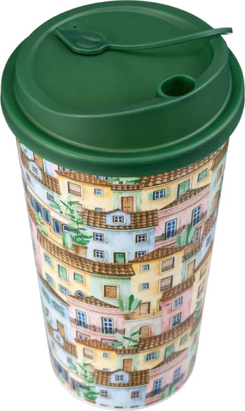 Многоразовый стакан Phibo Городские домики / 435254109