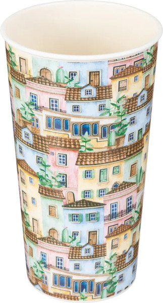 Многоразовый стакан Phibo Городские домики / 435254109